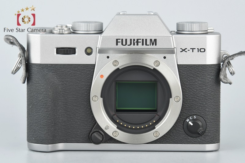 【中古】FUJIFILM 富士フイルム X-T10 シルバー ミラーレス一眼カメラ | 中古カメラ・フィルムカメラを中心に取り揃えるファイブスターカメラ