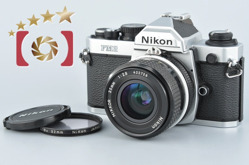 超爆安 【動作品】 ニコン Nikon New FM2 シルバー 後期モデル #40 ...