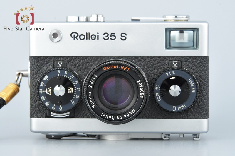 【中古】Rollei ローライ 35S シルバー コンパクトフィルムカメラ | 中古カメラ・フィルムカメラを中心に取り揃えるファイブスターカメラ