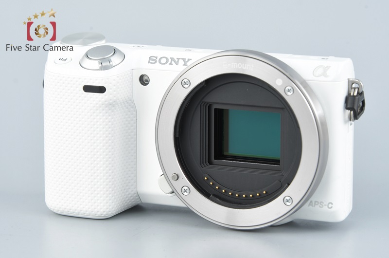 【中古】SONY ソニー NEX-5R ホワイト ミラーレス一眼カメラ | 中古カメラ・フィルムカメラを中心に取り揃えるファイブスターカメラ