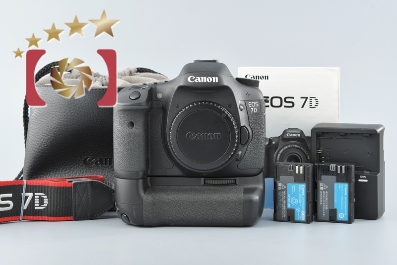 【中古】Canon キヤノン EOS 7D + BG-E7 バッテリーグリップ | 中古カメラ・フィルムカメラを中心に取り揃えるファイブスターカメラ