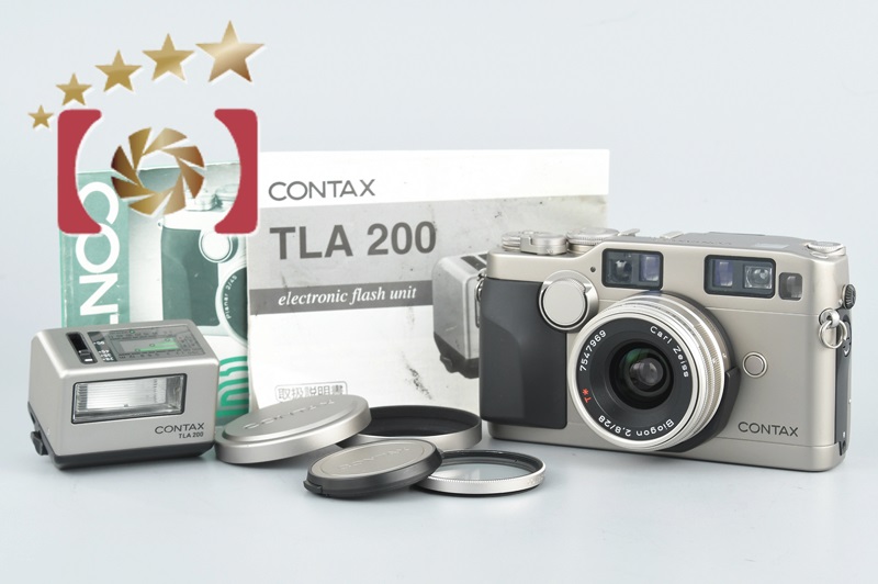 【液晶漏れ無し】CONTAX G2【フィルム入れ動作確認品】グリップの粘りや