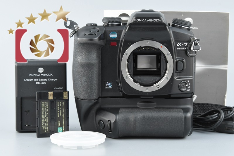 【中古】KONICA MINOLTA コニカミノルタ α-7 DIGITAL + VC-7D 縦位置コントロールグリップ |  中古カメラ・フィルムカメラを中心に取り揃えるファイブスターカメラ