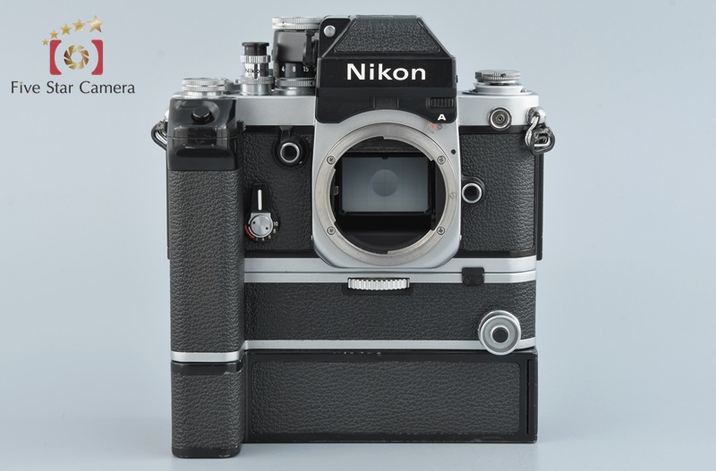 【中古】Nikon ニコン F2 フォトミック A シルバー 後期シリアル806～ + MD-2 モータードライブ + MB-1 バッテリーパック |  中古カメラ・フィルムカメラを中心に取り揃えるファイブスターカメラ