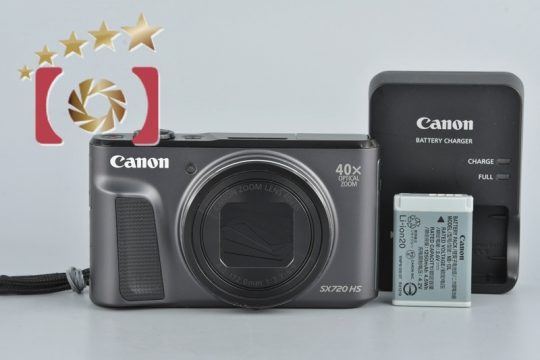 【中古】Canon キヤノン PowerShot SX720 HS ブラック