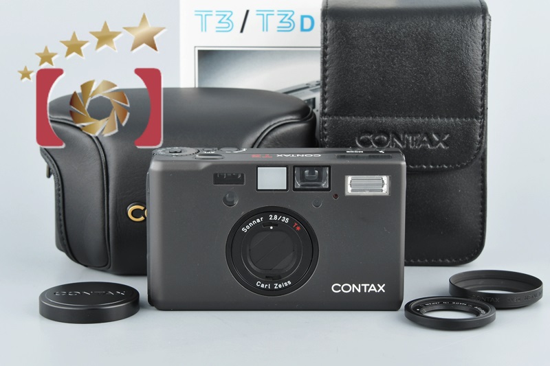 買取格安CONTAX T3 フィルムカメラ コンパクト コンタックス T2 フィルムカメラ