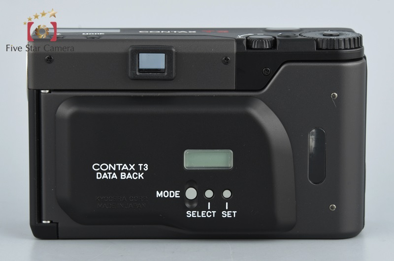 【未使用品】CONTAX コンタックス T3 チタンブラック コンパクトフィルムカメラ ダブルティース |  中古カメラ・フィルムカメラを中心に取り揃えるファイブスターカメラ