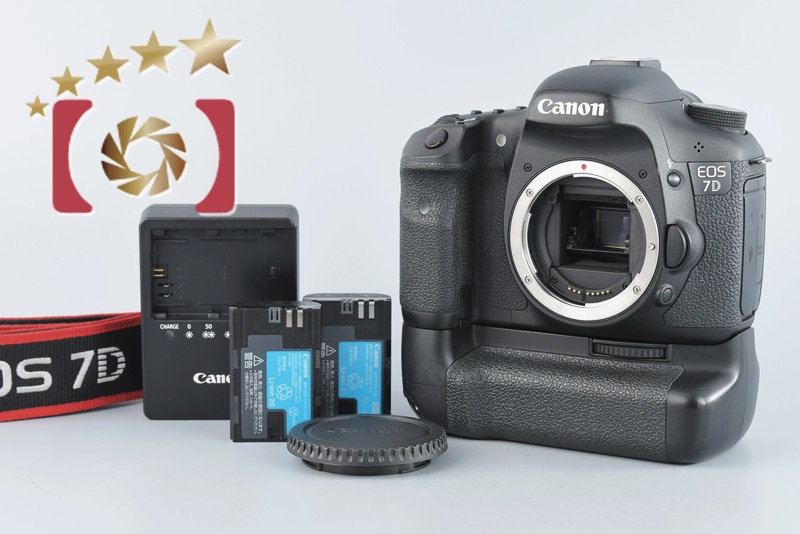 【中古】Canon キヤノン EOS 7D + BG-E7 バッテリーグリップ | 中古カメラ・フィルムカメラを中心に取り揃えるファイブスターカメラ