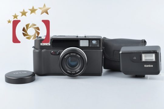 【中古】Konica コニカ HEXAR ヘキサー ブラック コンパクトフィルムカメラ + HX-14付 |  中古カメラ・フィルムカメラを中心に取り揃えるファイブスターカメラ