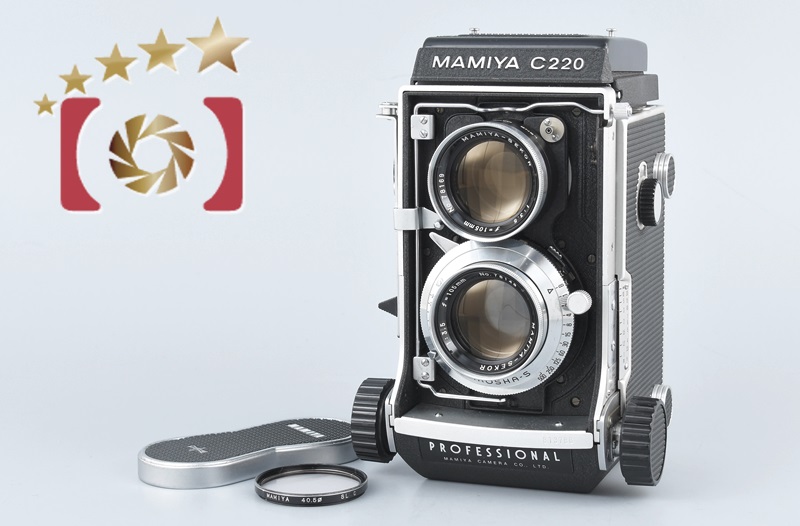 中古】Mamiya マミヤ C220 + SEKOR 105mm f/3.5 二眼レフカメラ | 中古