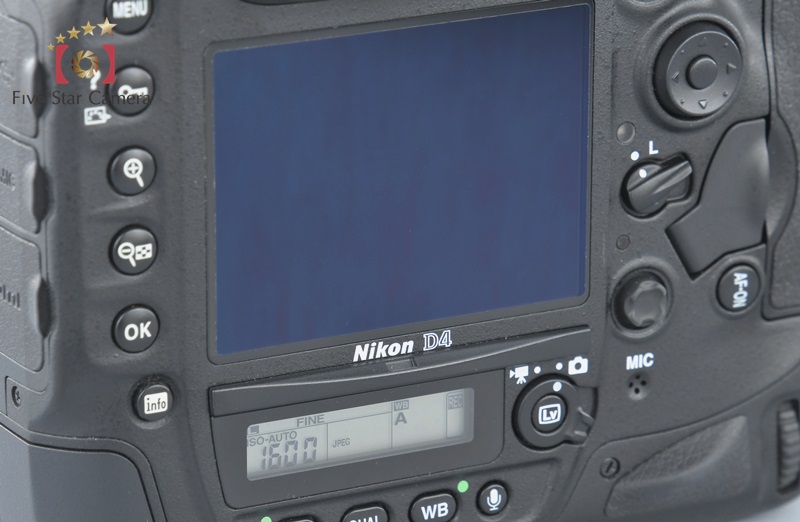 中古】Nikon ニコン D4 デジタル一眼レフカメラ | 中古カメラ