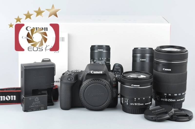 Canon EOS KissX9 ダブルズームキット望遠レンズ-