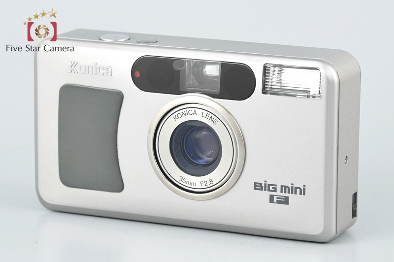 中古】KONICA コニカ BIG mini F シルバー コンパクトフィルムカメラ