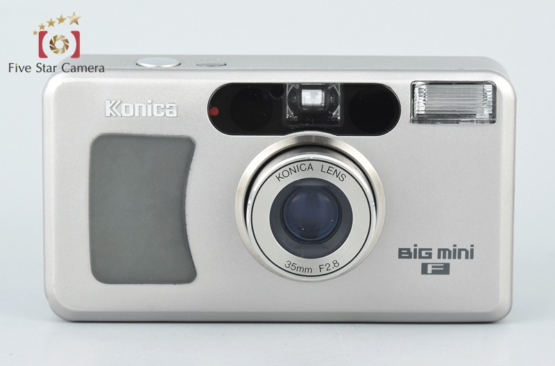 中古】KONICA コニカ BIG mini F シルバー コンパクトフィルムカメラ