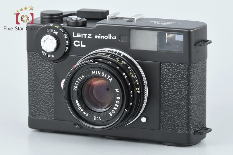 【中古】Leitz -Minolta ライツミノルタ CL + MINOLTA M-ROKKOR 40mm f/2 |  中古カメラ・フィルムカメラを中心に取り揃えるファイブスターカメラ