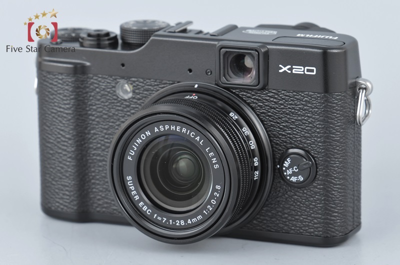 【中古】FUJIFILM 富士フイルム X20 ブラック コンパクトデジタルカメラ | 中古カメラ・フィルムカメラを中心に取り揃えるファイブスターカメラ