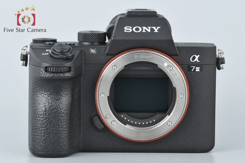 【中古】SONY ソニー α7III ILCE-7M3 ミラーレス一眼カメラ | 中古カメラ・フィルムカメラを中心に取り揃えるファイブスターカメラ