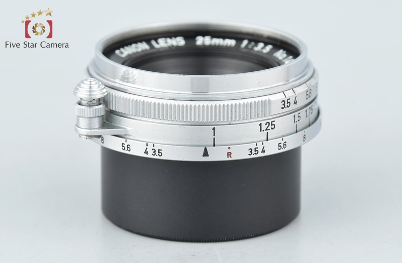 【中古】Canon キヤノン 25mm f/3.5 L39 ライカスクリューマウント |  中古カメラ・フィルムカメラを中心に取り揃えるファイブスターカメラ