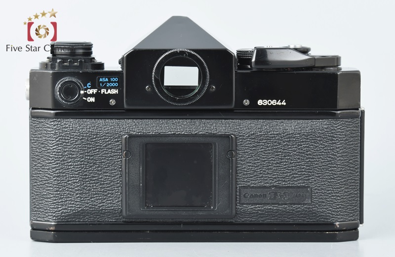 【中古】Canon キヤノン F-1 後期 フィルム一眼レフカメラ | 中古カメラ・フィルムカメラを中心に取り揃えるファイブスターカメラ