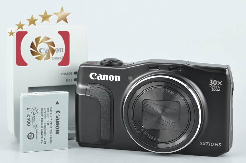 中古】Canon キヤノン PowerShot SX710 HS ブラック コンパクト ...