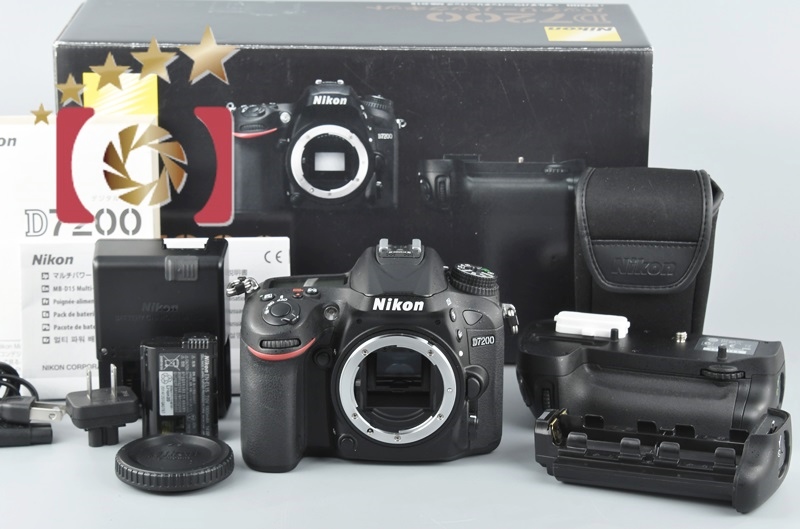 【中古】Nikon ニコン D7200 デジタル一眼レフカメラ 縦位置バッテリーグリップキット |  中古カメラ・フィルムカメラを中心に取り揃えるファイブスターカメラ