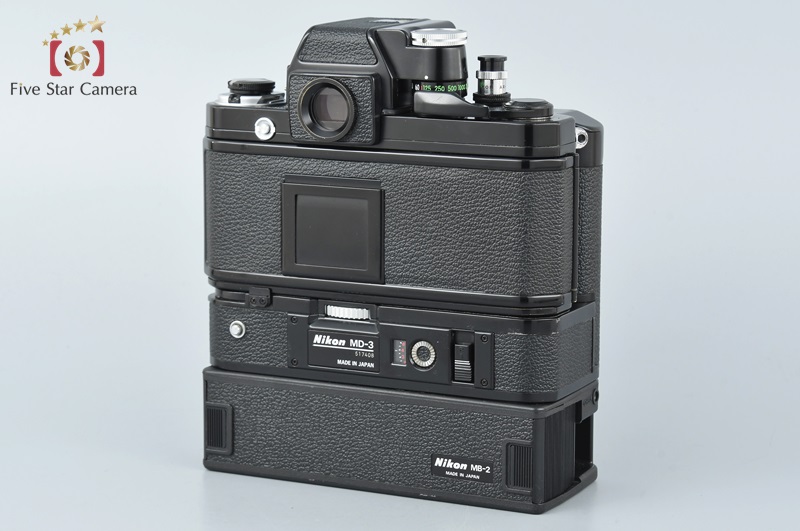 【中古】Nikon ニコン F2 フォトミック A ブラック + MD-3 モータードライブ + MB-2 バッテリーパック |  中古カメラ・フィルムカメラを中心に取り揃えるファイブスターカメラ