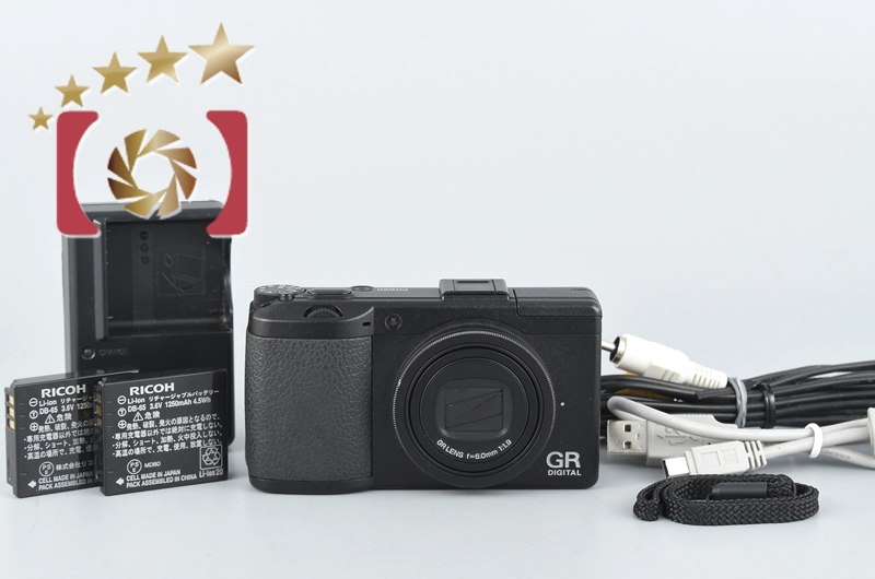 【中古】RICOH リコー GR DIGITAL III コンパクトデジタルカメラ | 中古カメラ・フィルムカメラを中心に取り揃えるファイブスターカメラ