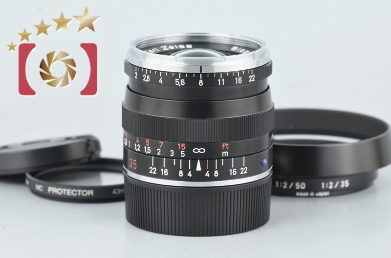 中古】Carl Zeiss カールツァイス Biogon 35mm f/2 ZM T* ブラック