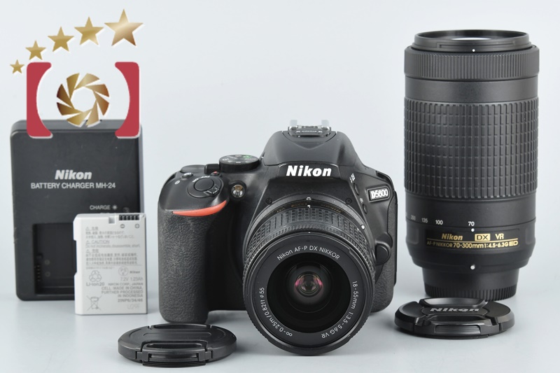 ☆美品☆ Nikon D5600 ダブルレンズセットデジタル一眼 - デジタル一眼