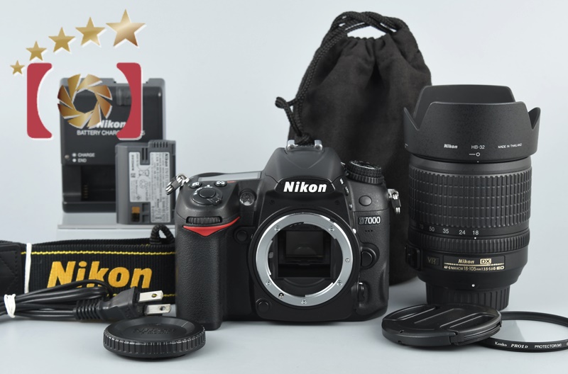 【中古】Nikon ニコン D7000 18-105 VR レンズキット | 中古カメラ・フィルムカメラを中心に取り揃えるファイブスターカメラ