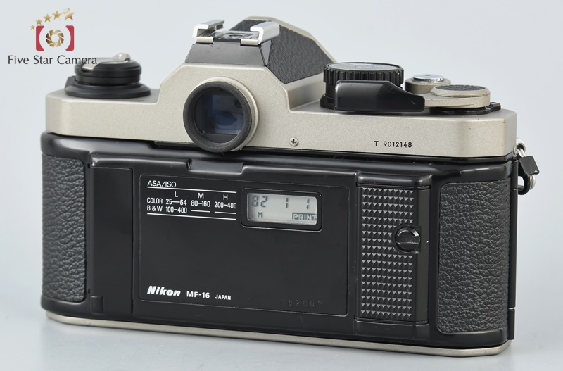 【中古】Nikon ニコン FM2/T チタン フィルム一眼レフカメラ | 中古カメラ・フィルムカメラを中心に取り揃えるファイブスターカメラ