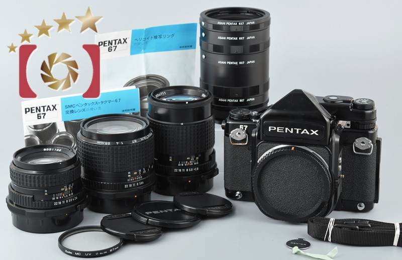 ASAHI PENTAX 6×7 レンズ他付属品付き - フィルムカメラ