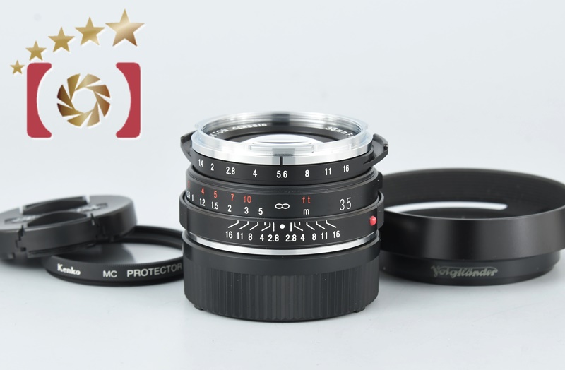 【中古】Voigtlander フォクトレンダー NOKTON classic 35mm f/1.4 VM ライカMマウント用 LH-6  レンズフード付属 | 中古カメラ・フィルムカメラを中心に取り揃えるファイブスターカメラ