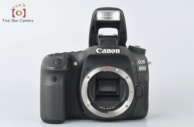 【中古】Canon キヤノン EOS 80D デジタル一眼レフカメラ | 中古カメラ・フィルムカメラを中心に取り揃えるファイブスターカメラ