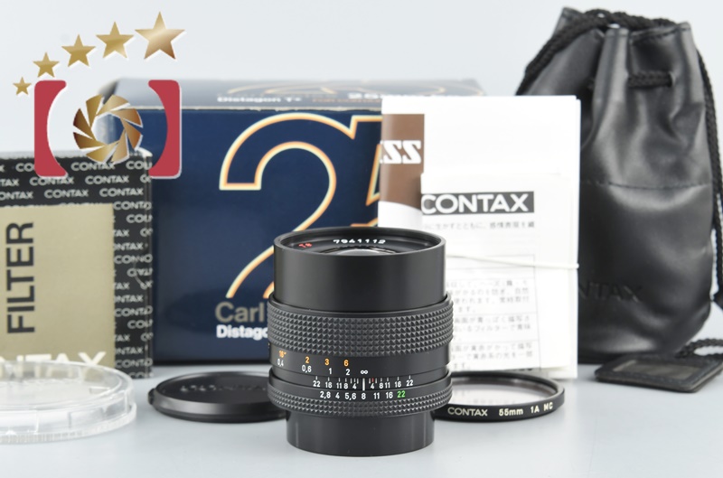 【中古】CONTAX コンタックス Carl Zeiss Distagon 25mm f/2.8 T* MMJ |  中古カメラ・フィルムカメラを中心に取り揃えるファイブスターカメラ