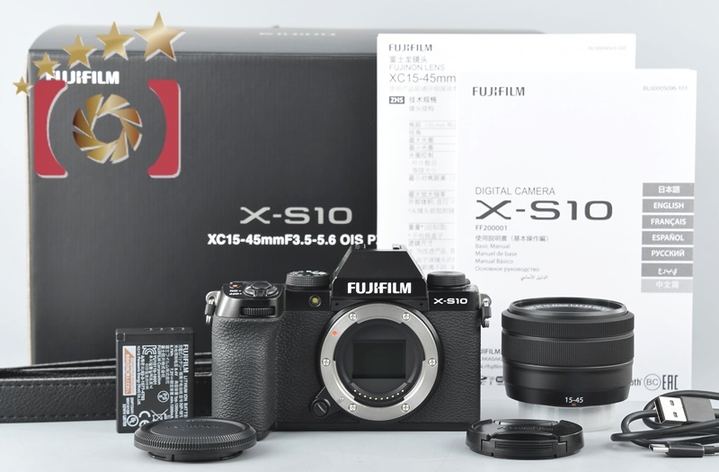 開封未使用品】FUJIFILM 富士フイルム X-S10 XC 15-45mm レンズキット