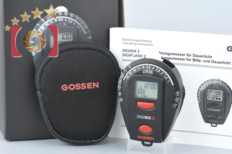 【中古】GOSSEN ゴッセン DIGISIX 2 デジシックス 露出計 | 中古カメラ・フィルムカメラを中心に取り揃えるファイブスターカメラ