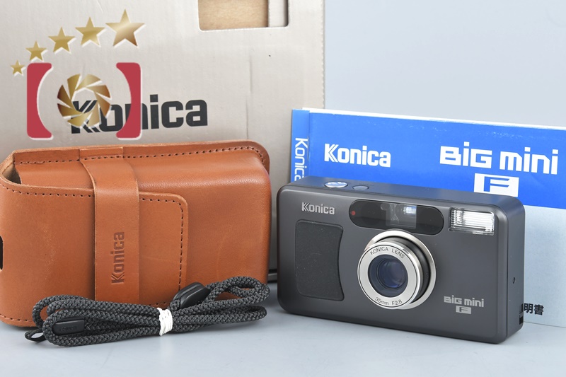 【中古】Konica コニカ BiG mini F LIMITED ブラック コンパクトフィルムカメラ |  中古カメラ・フィルムカメラを中心に取り揃えるファイブスターカメラ