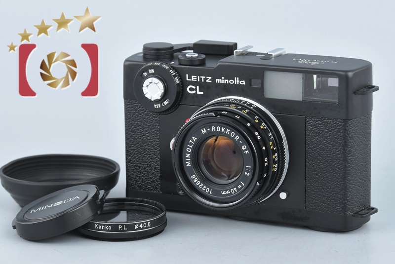 中古】MINOLTA ミノルタ Leitz-Minolta CL ＋ M-ROKKOR-QF 40mm