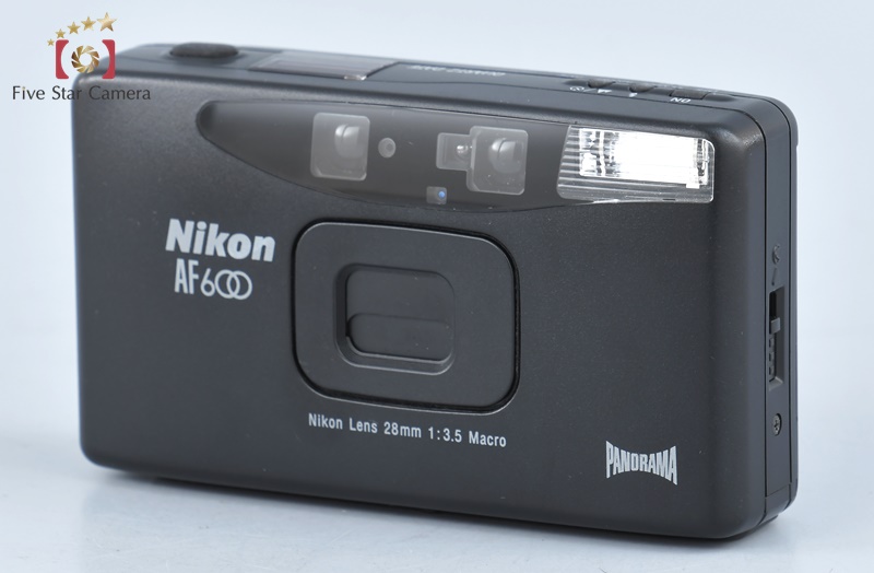 【中古】Nikon ニコン AF600 QD ブラック コンパクトフィルムカメラ