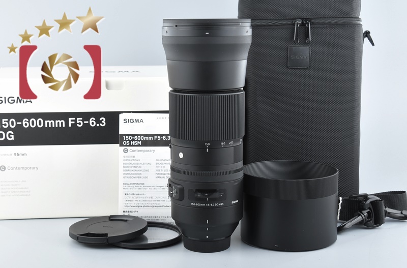 中古】SIGMA シグマ 150-600mm f/5-6.3 DG OS HSM Contemporary ニコン