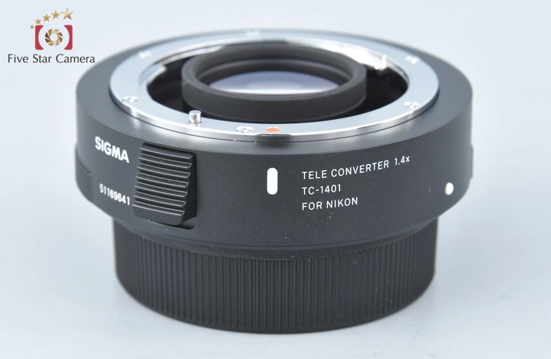 【中古】SIGMA シグマ TELE CONVERTER 1.4x TC-1401 ニコン用 |  中古カメラ・フィルムカメラを中心に取り揃えるファイブスターカメラ