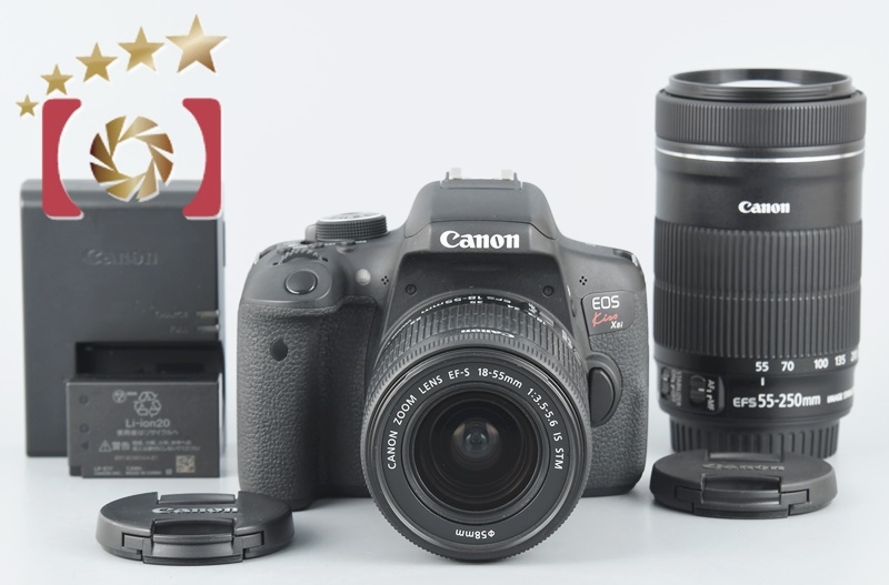 中古】Canon キヤノン EOS Kiss X8i ダブルズームキット | 中古カメラ