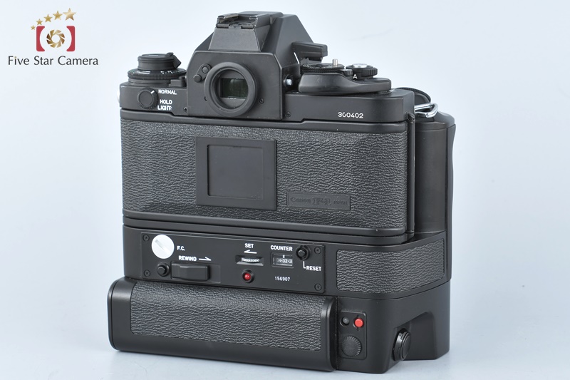 【中古】Canon キャノン New F-1 AE + AE モータードライブ FN |  中古カメラ・フィルムカメラを中心に取り揃えるファイブスターカメラ