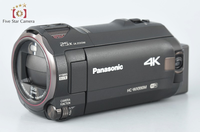 Panasonic HC-WX990M 4K ビデオカメラ-