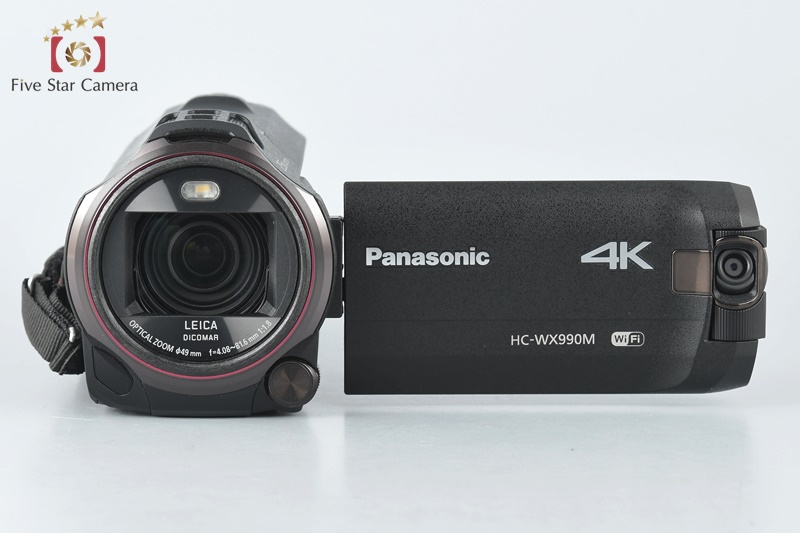 中古】Panasonic パナソニック HC-WX990M デジタル4Kビデオカメラ ...