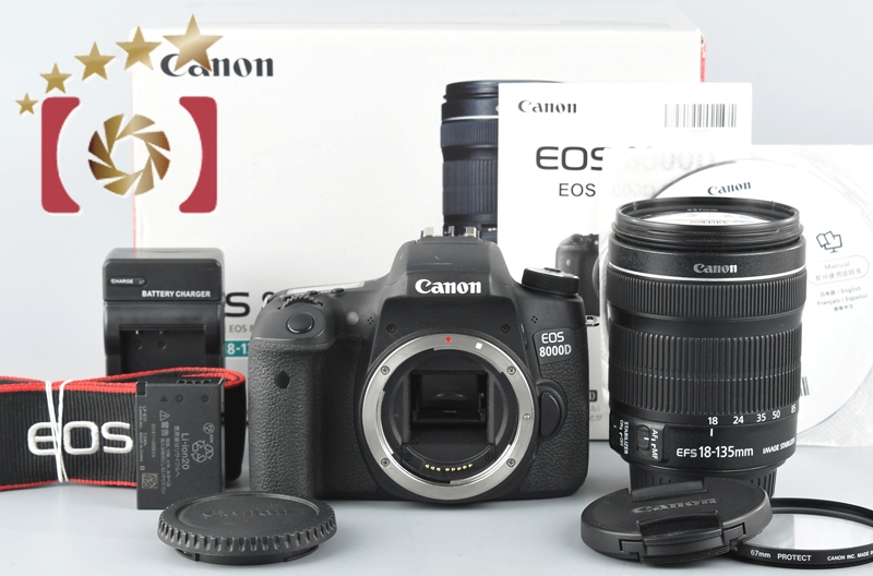 Canon EOS 8000D(W) EF-S18-135レンズキット超美品