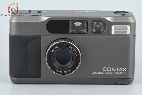 中古】CONTAX コンタックス T2 チタンブラック コンパクトフィルムカメラ | 中古カメラ・フィルムカメラを中心に取り揃えるファイブスターカメラ