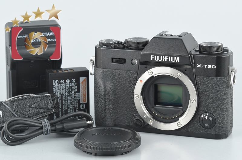 中古】FUJIFILM 富士フイルム X-T20 ブラック ミラーレス一眼カメラ