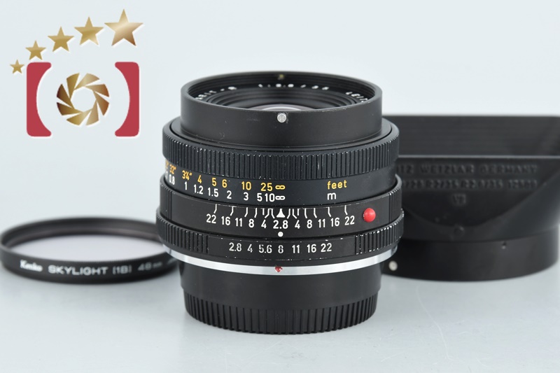 中古】Leica ライカ ELMARIT-R 35mm f/2.8 ニコンFマウント改造品